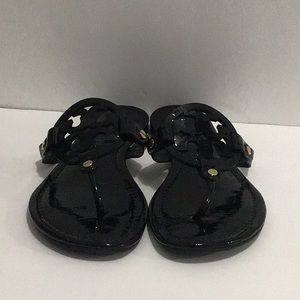 Tory Burch Miller patient Leather sandals Size 8M